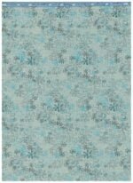 Arvind Teal Blue Jacquard Shirting Fabric