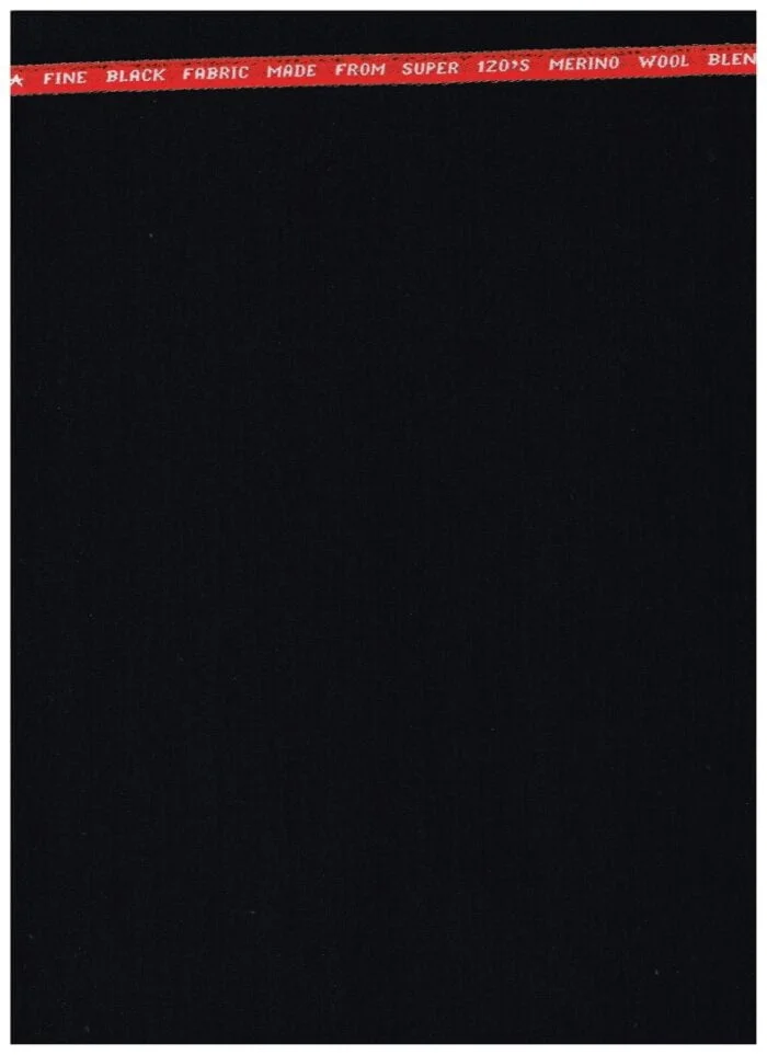 Raymond Polywool Black Suiting Fabric