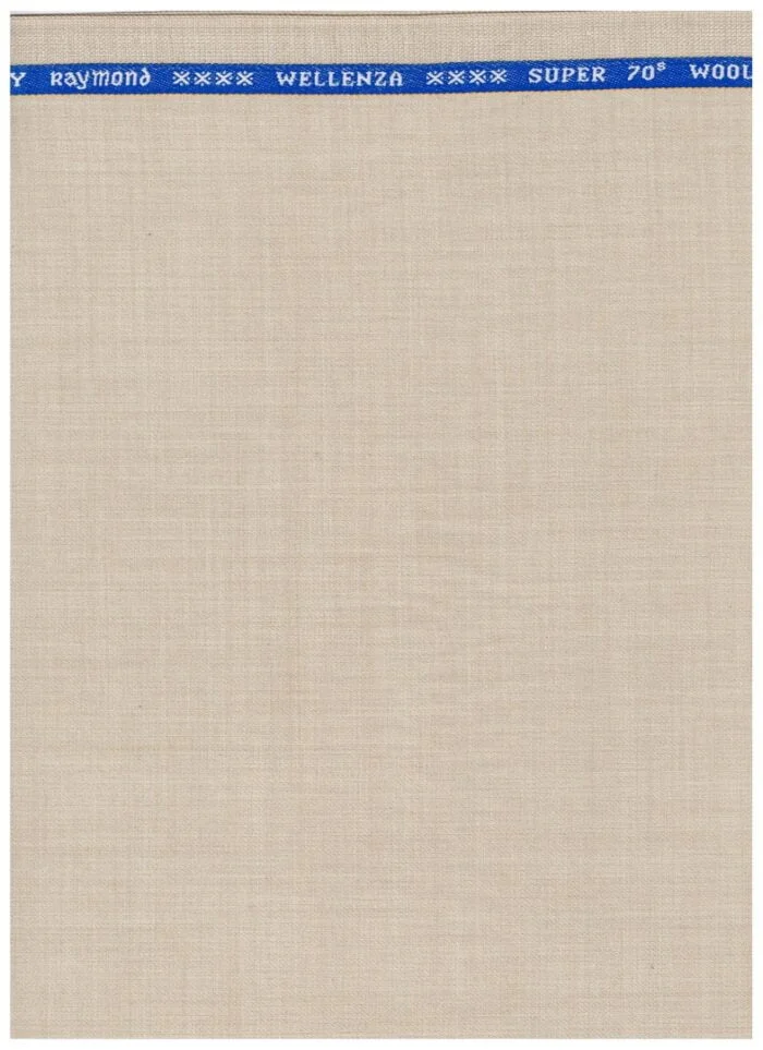 Raymond Polywool Beige Color Suiting Fabric