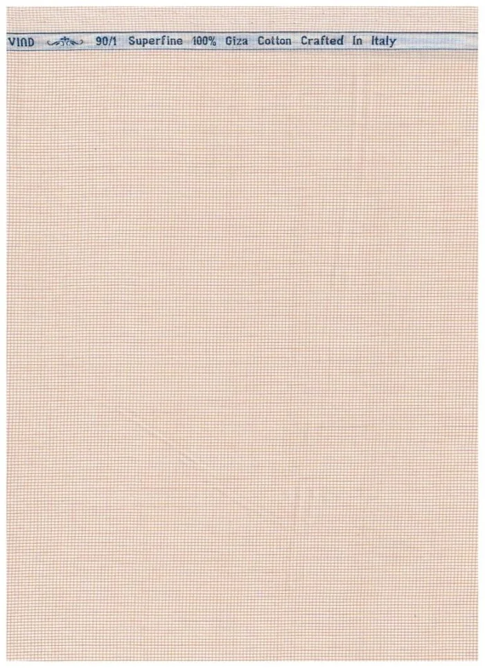 Arvind Giza Cotton Beige Color Shirting Fabric