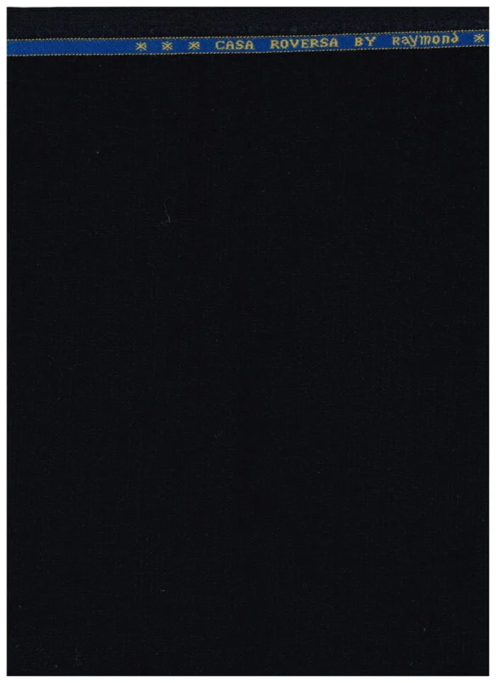 Raymond Polywool Black Suiting Fabric