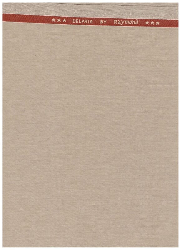 Raymond Beige Polyviscose Suiting Fabric