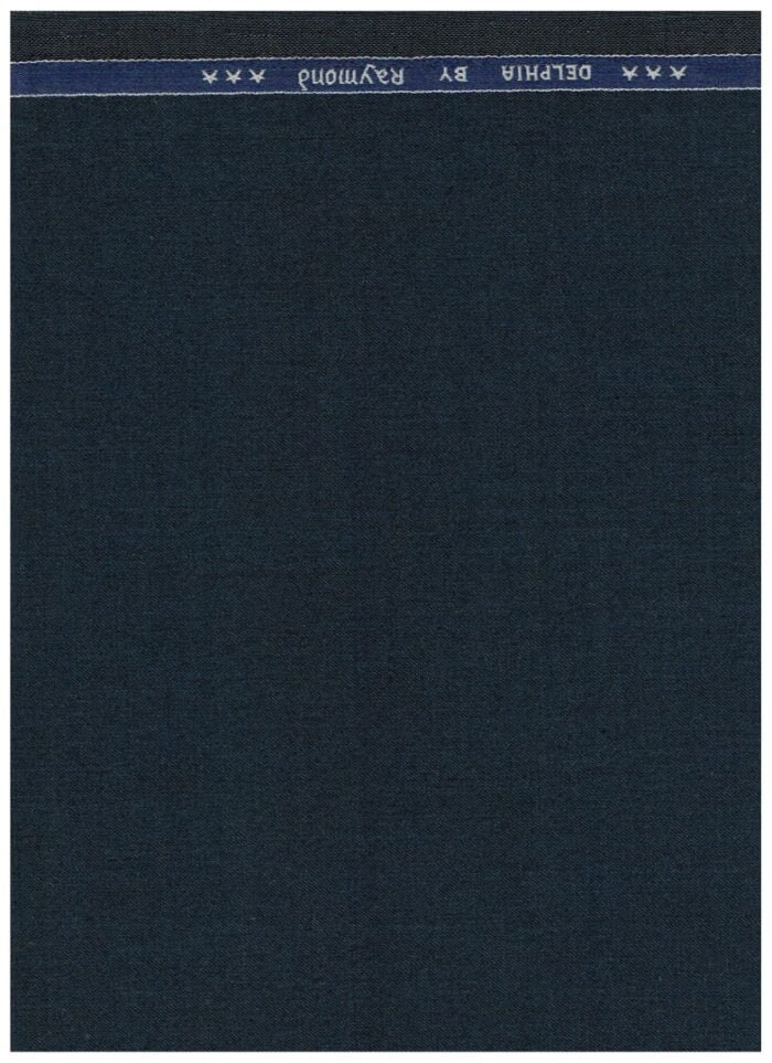 Raymond Prussian Blue Polyviscose Suiting Fabric