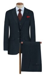Raymond Prussian Blue Polyviscose Suiting