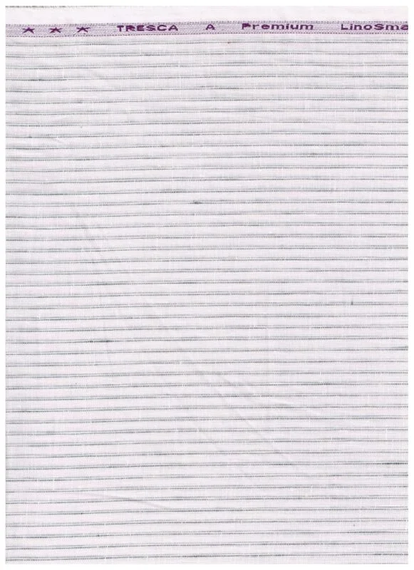 Arvind Light Grey Linen Striped Shirting Fabric
