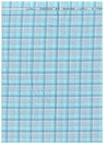 Arvind Tresca Blue Checks Shirting Fabric