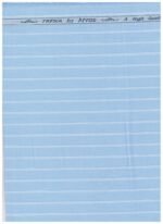 Arvind Blue Tresca Striped Cotton Shirting Fabric