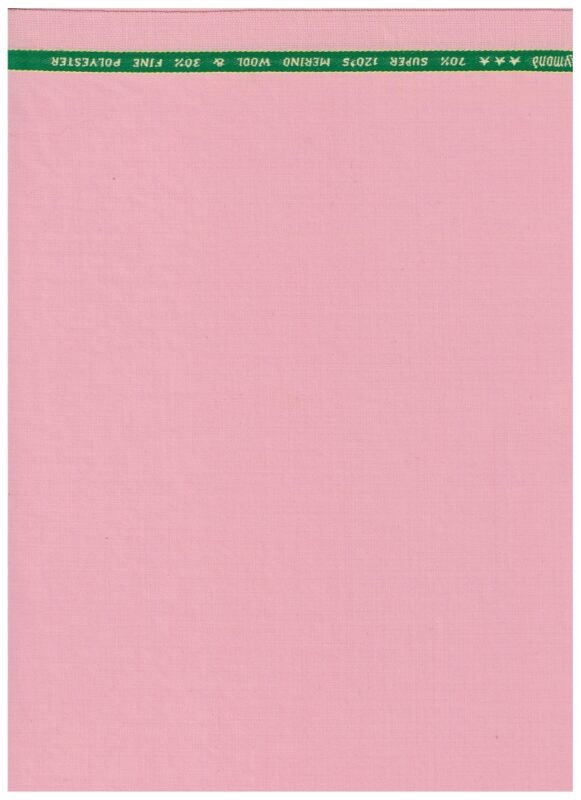 Raymond Pink Polywool Suiting Fabric