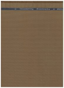 Arvind Wood Brown Cotton Lycra Suiting Fabric