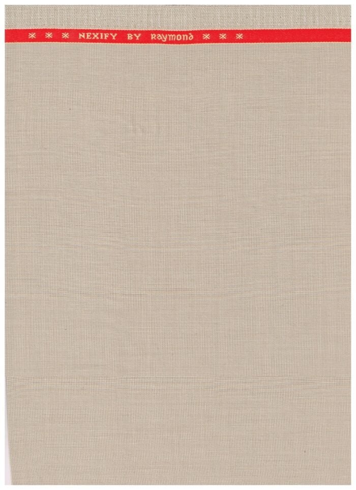 Raymond Beige Polywool Suiting Fabric