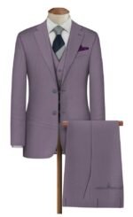 raymond super 120s polywool suit violet