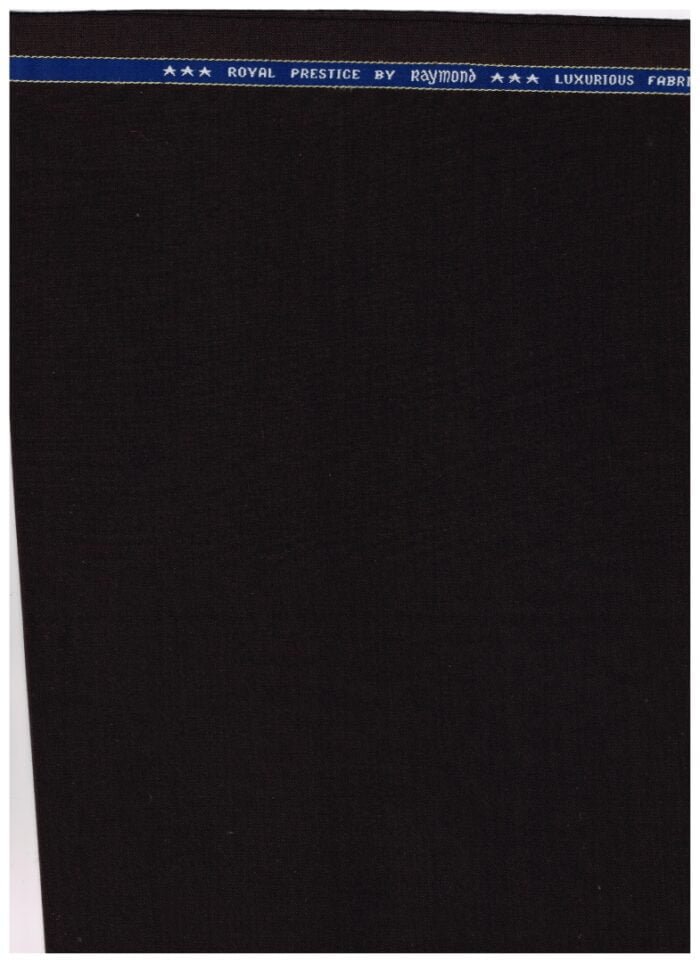 Raymond Dark Brown Polywool Suiting Fabric