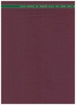 Raymond Wine Color Polywool Suiting Fabric
