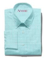 Arvind Blue Tresca Cotton Shirting Fabric