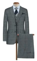 Reid & Taylor Grey Polywool Suit