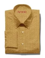 Arvind Aurore Orange Linen Shirt