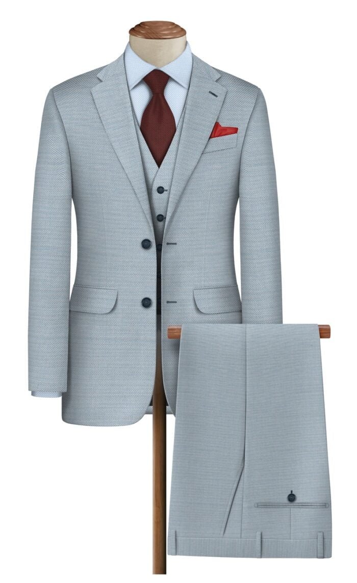 raymond suit light grey