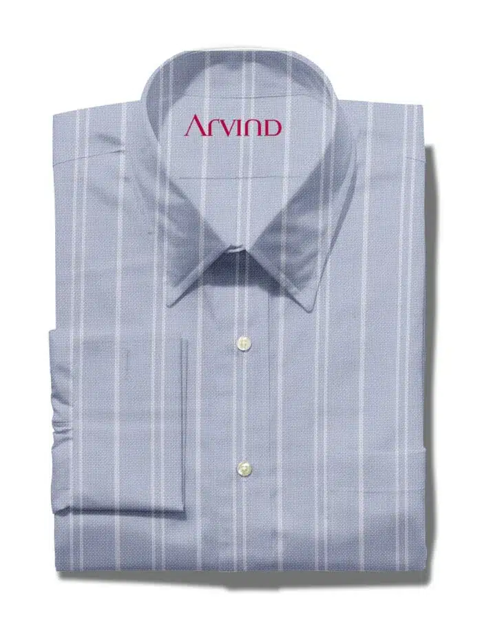 Arvind Violet Tresca Cotton Shirt