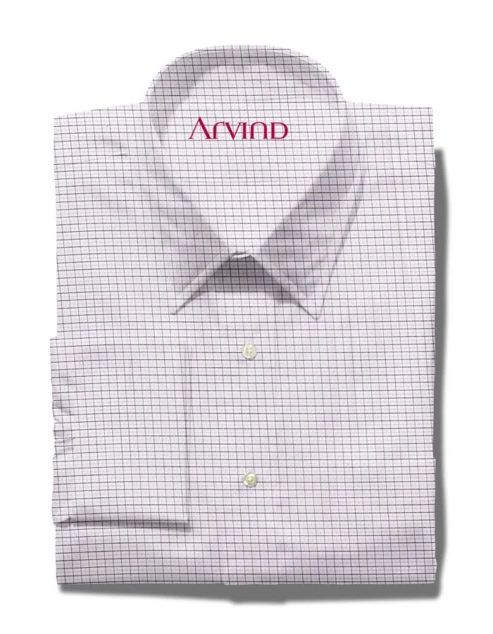 arvind cotton shirt micro checks