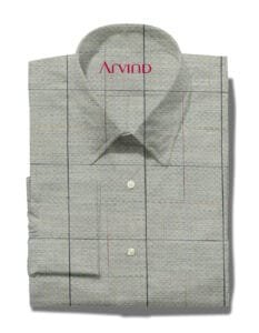 Gini Olive Green Cotton Shirt