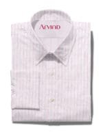 Arvind Light Pink Striped Shirt