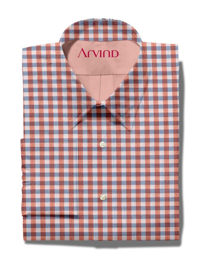 arvind cotton shirt checks