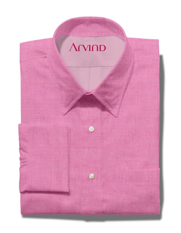 ARVIND LINEN SHIRT PINK