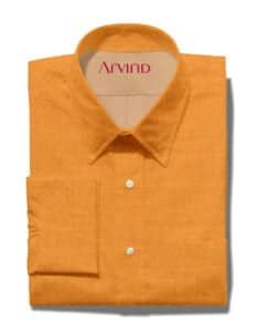 ARVIND LINEN SHIRT ORANGE