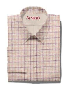 ARVIND LINEN SHIRT PEACH