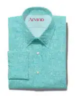 LINEN SHIRT AQUA