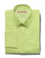 Buy Arvind linen shirt fabric Tea Green