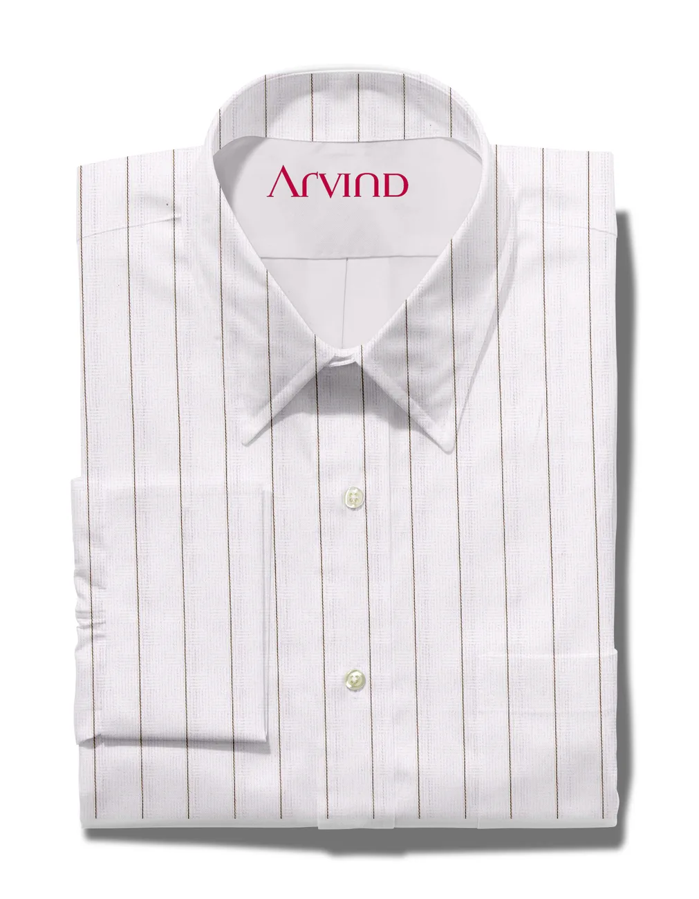 ARVIND COTTON SHIRT-WHITE