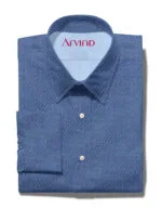 MAFATLAL COTTON SHIRT - LIGHT BLUE