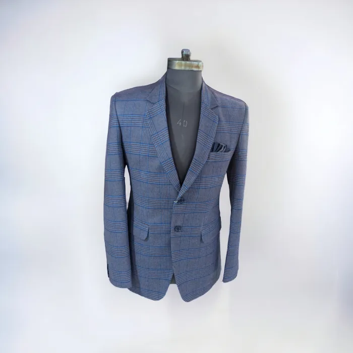 Blue Checks Blazer