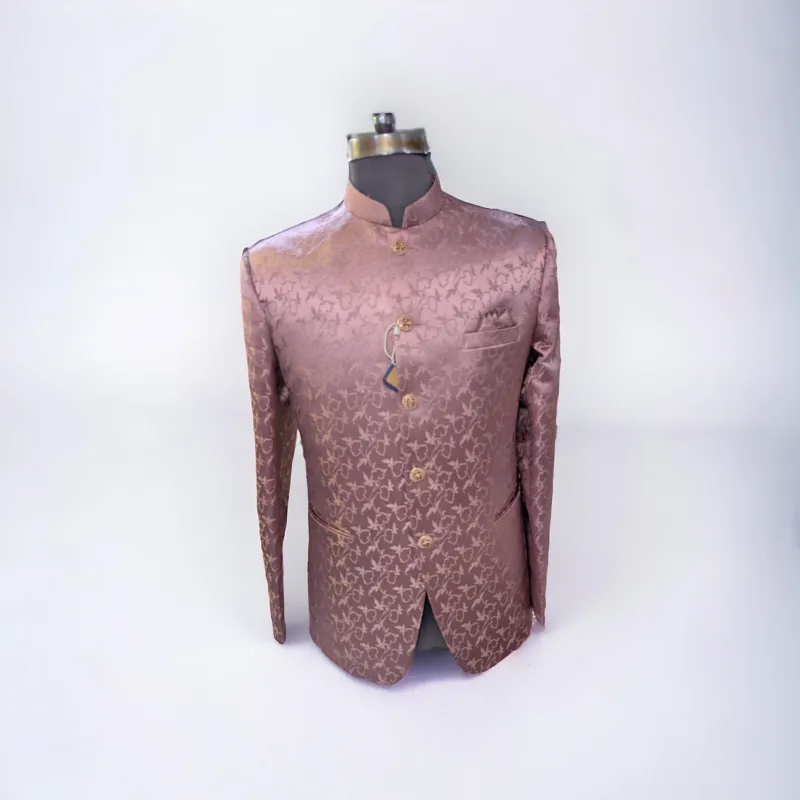 ethnic wear jodhpuri carrot color