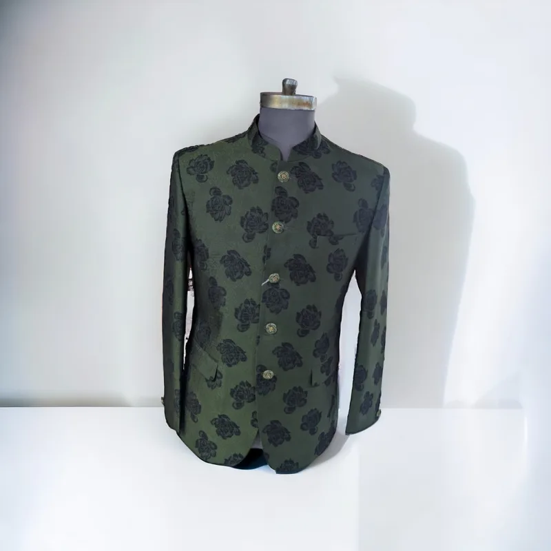 green jodhpuri dress
