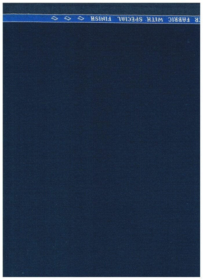 Raymond Navy Blue Polywool Suiting Fabric