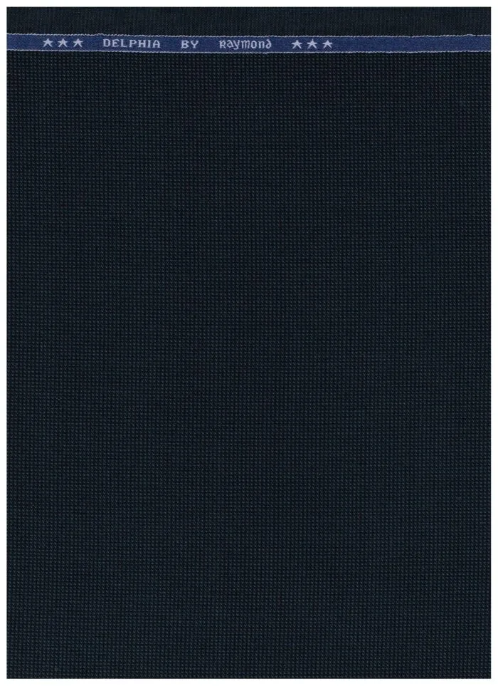 Raymond Prussian Blue Polyviscose Suiting Fabric