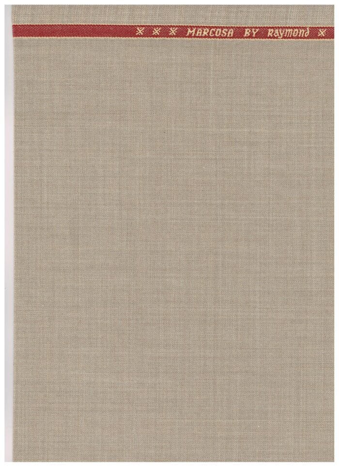 Raymond Beige Polywool Suiting Fabric