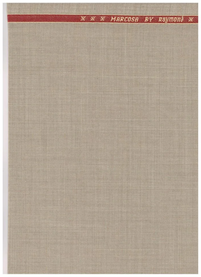 Raymond Beige Polywool Suiting Fabric