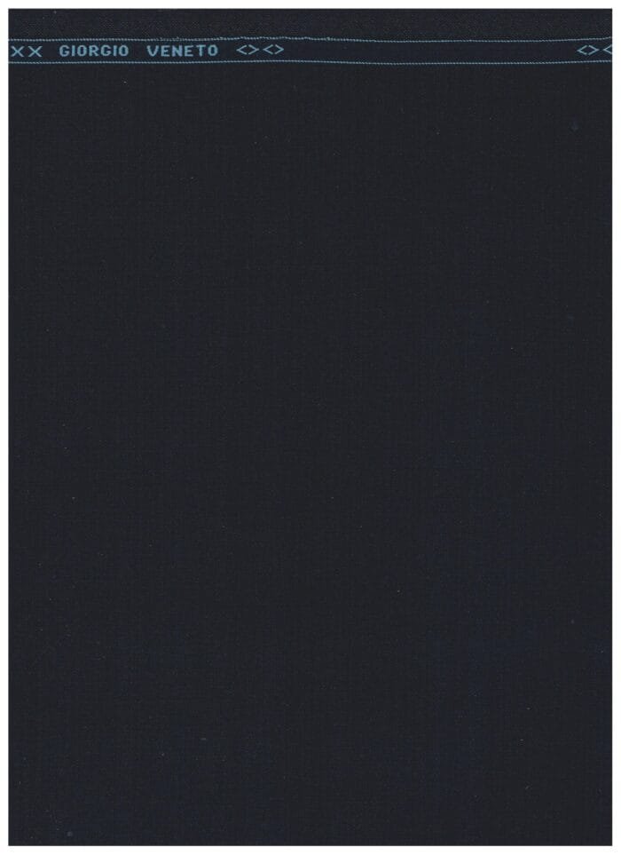 Midnight Blue Giorgio Veneto 150's Polywool Suiting Fabric