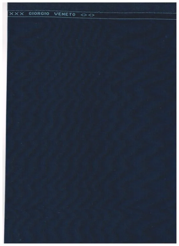 Midnight Blue Giorgio Veneto 150's Italian Polywool Suiting fabric