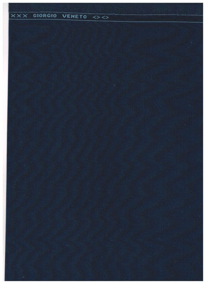 Midnight Blue Giorgio Veneto 150's Italian Polywool Suiting fabric