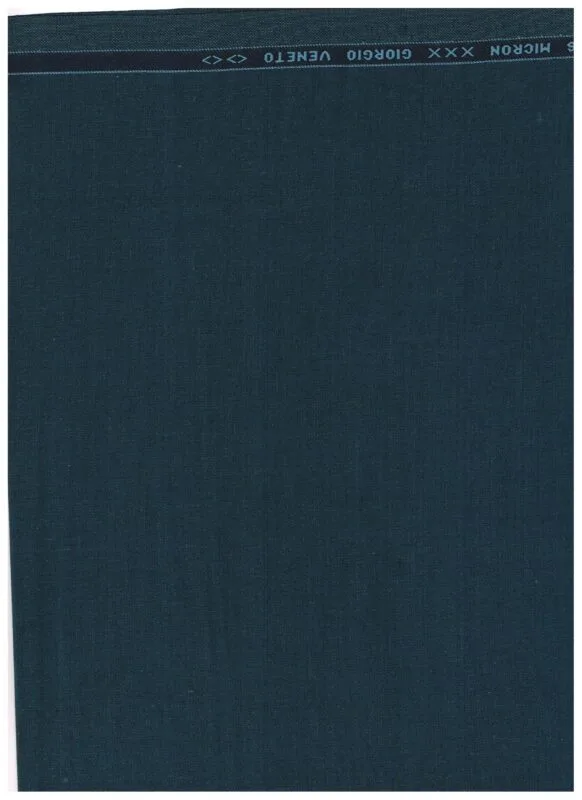Indigo Dye Blue Giorgio Veneto 150's Italian Polywool suiting Fabric