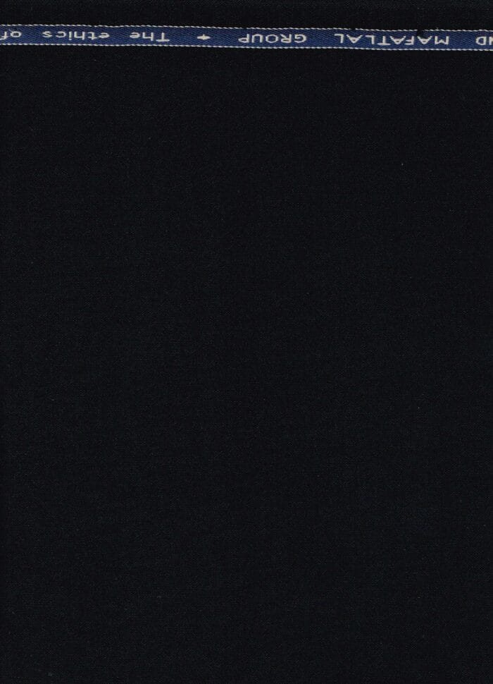 Mafatlal Black Polyviscose Suiting Fabric