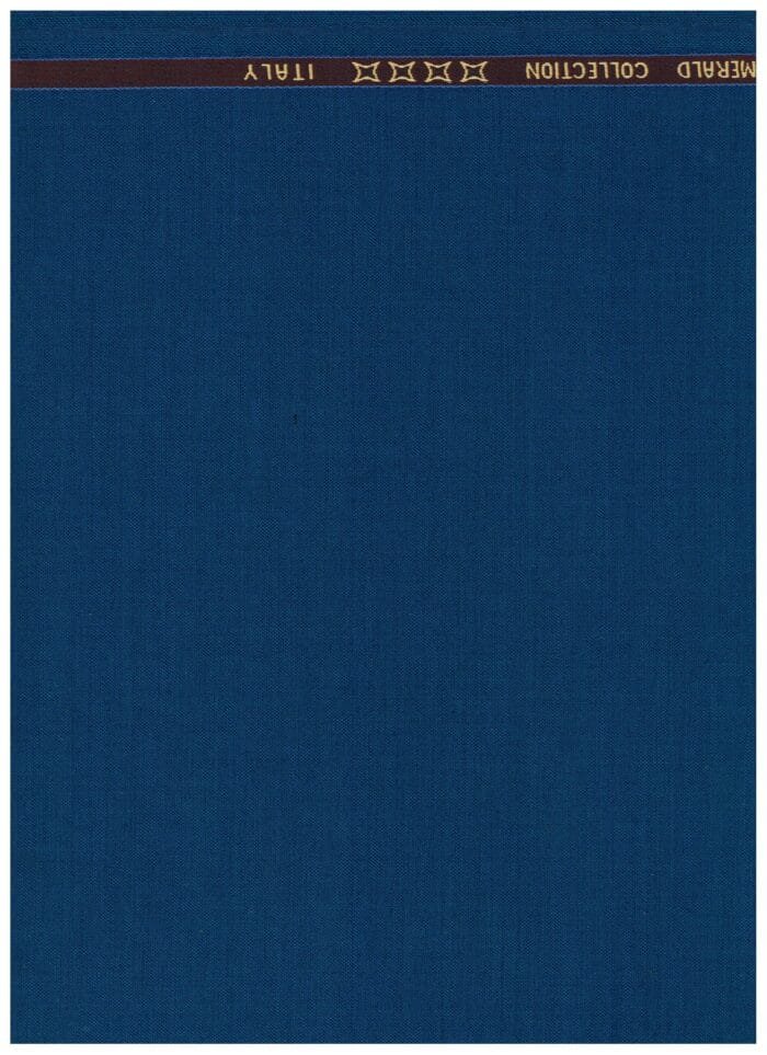 Royal Blue Vitto Rossi 160's Italian Polywool Suiting Fabric