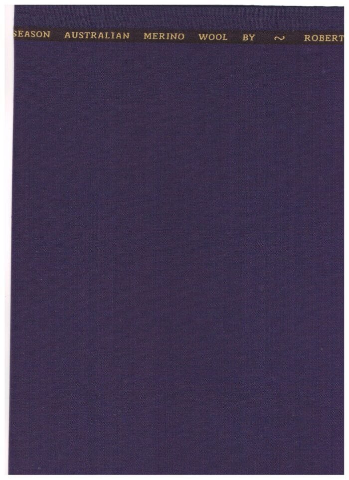 Roberto Cavali 140's Matte Purple Italian Polywool Suiting fabric