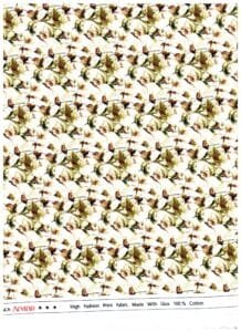 Arvind digital print beige cotton shirt fabric