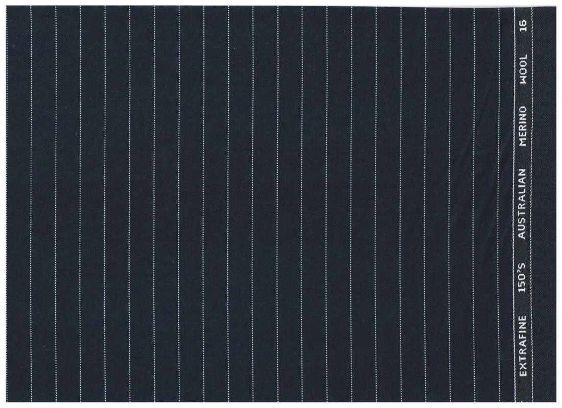Menzoni 150's Grey Italian Polywool Suiting Fabric