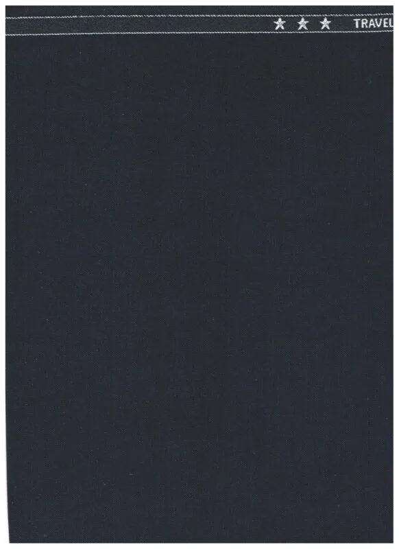 Menzoni Super 140's Midnight Blue Italian Polywool Suiting Fabric